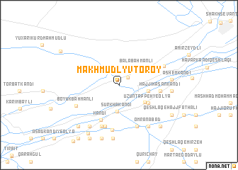 map of Makhmudly Vtoroy