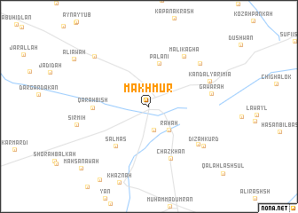 map of Makhmūr