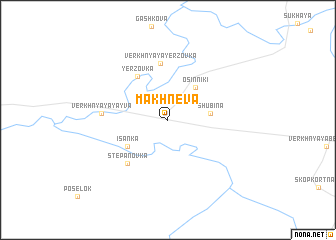 map of Makhnëva