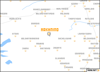 map of Makhnino