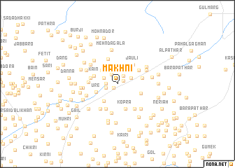 map of Mākhni