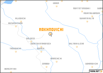 map of Makhnovichi