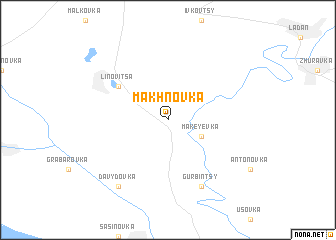 map of Makhnovka