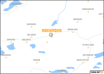 map of Makhnovo