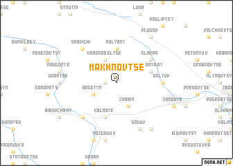 map of Makhnovtse