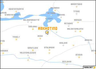 map of Makhotino
