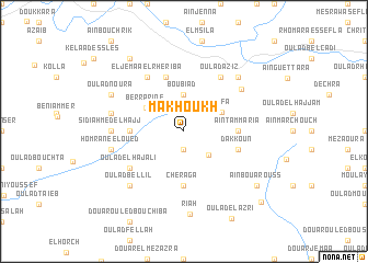 map of Makhoukh