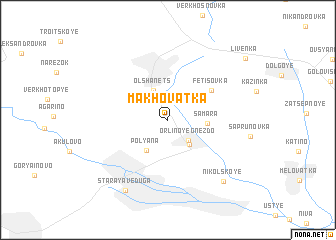 map of Makhovatka
