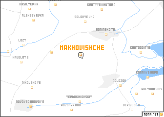 map of Makhovishche