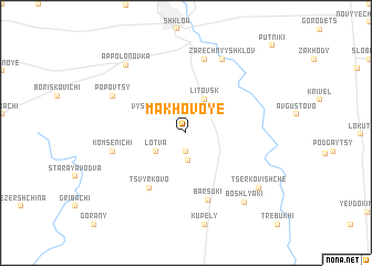 map of Makhovoye