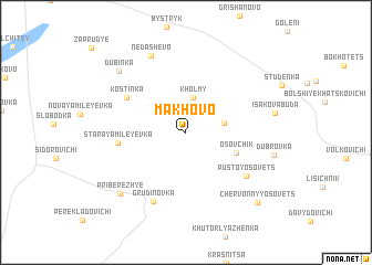 map of Makhovo