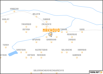 map of Makhovo