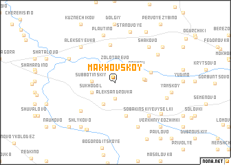 map of Makhovskoy