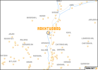 map of Makhtuābād