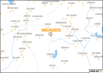 map of Makhuane