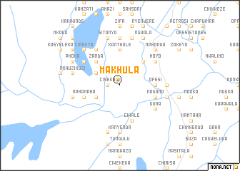 map of Makhula