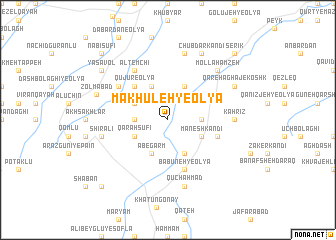 map of Mākhūleh-ye ‘Olyā