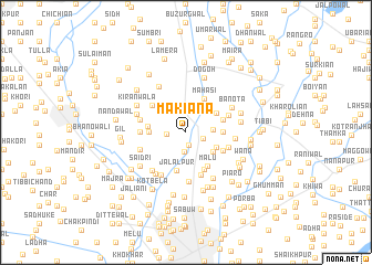 map of Makiāna