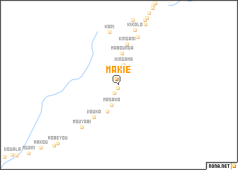 map of Makié