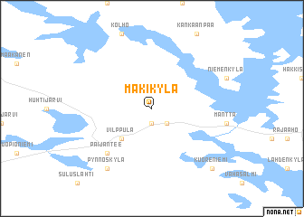 map of Mäkikylä