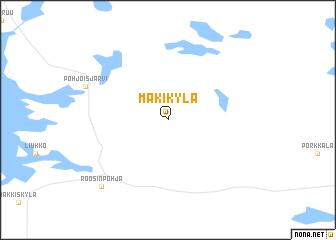 map of Mäkikylä