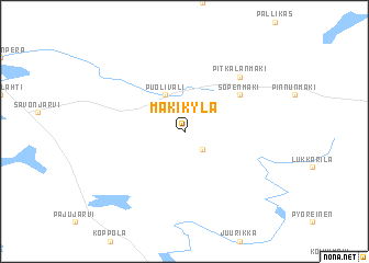 map of Mäkikylä