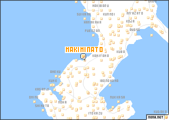 map of Makiminato