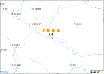 map of Makimine