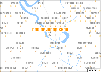 map of Makimpur Mānikhār