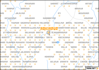 map of Makimpur