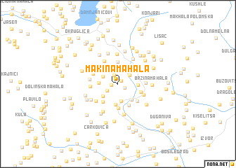 map of Makina Mahala