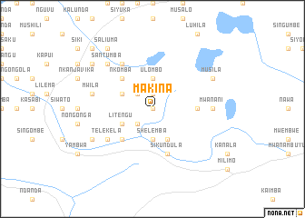 map of Makina