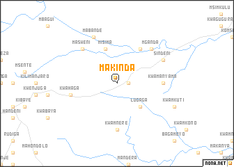 map of Makinda