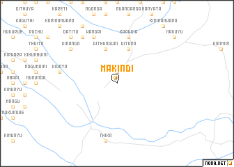 map of Makindi