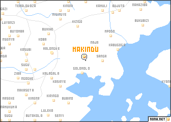 map of Makindu