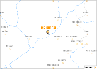 map of Makinga