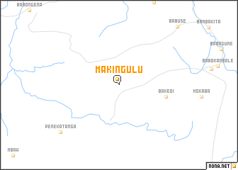 map of Makingulu