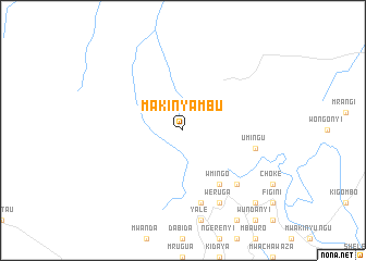 map of Makinyambu