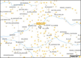 map of Makīn