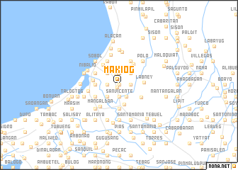 map of Makiog