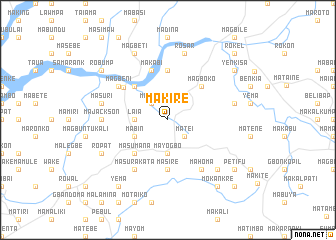 map of Makire