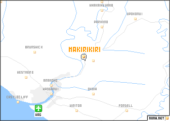 map of Makirikiri