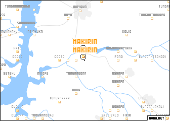 map of Makirin