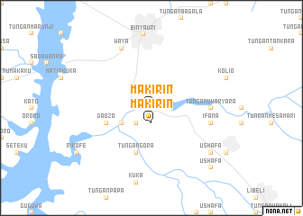 map of Makirin