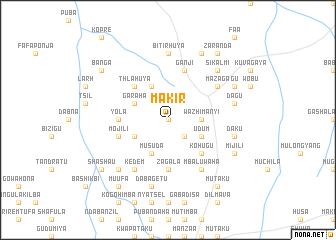 map of Makir