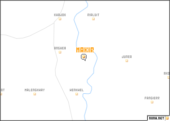 map of Makir