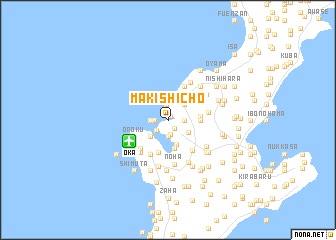 map of Makishichō