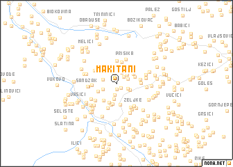 map of Makitani