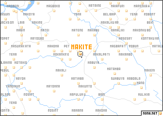 map of Makite