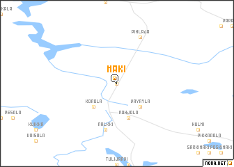 map of Mäki